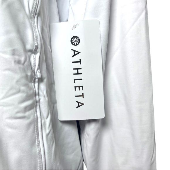 Athleta A-Game Reversible White Bomber Jacket - Picture 13 of 14